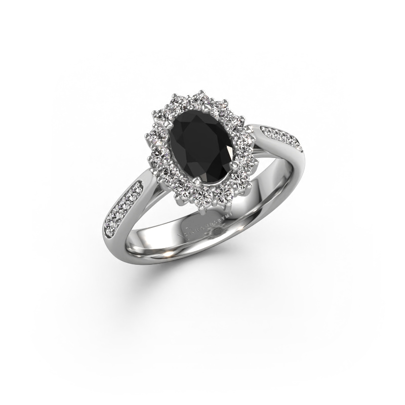 Bild von Verlobungsring Margien 2 585 Weißgold Schwarz Diamant 1.465 crt