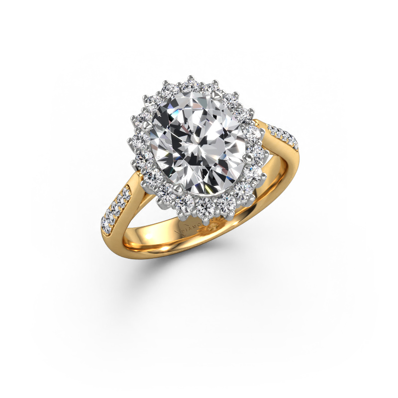 Image of Engagement ring Margien 2 585 gold Lab grown diamond 3.195 crt