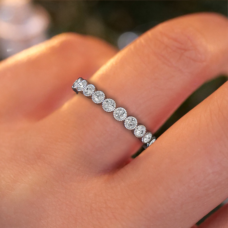 Image of Ring Mariam 0.03 585 white gold Lab-grown diamond 0.69 crt