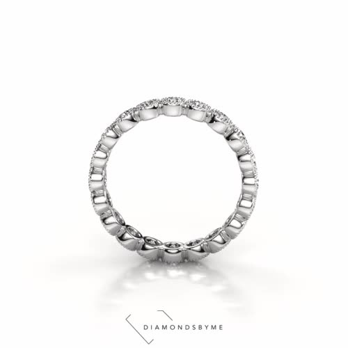Image of Ring Mariam 0.05 585 white gold Lab-grown diamond 1.10 crt