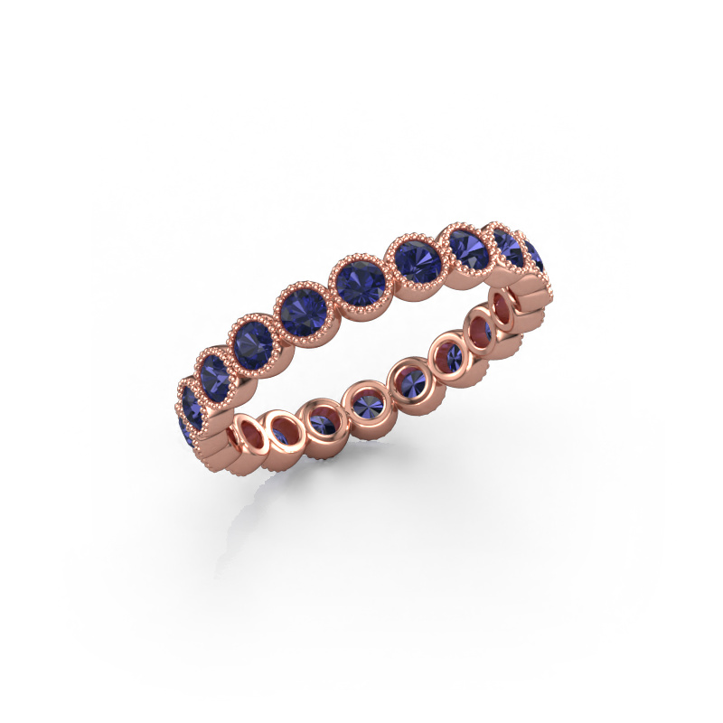 Bild von Ring Mariam 0.05 585 Roségold Saphir 2.4 mm