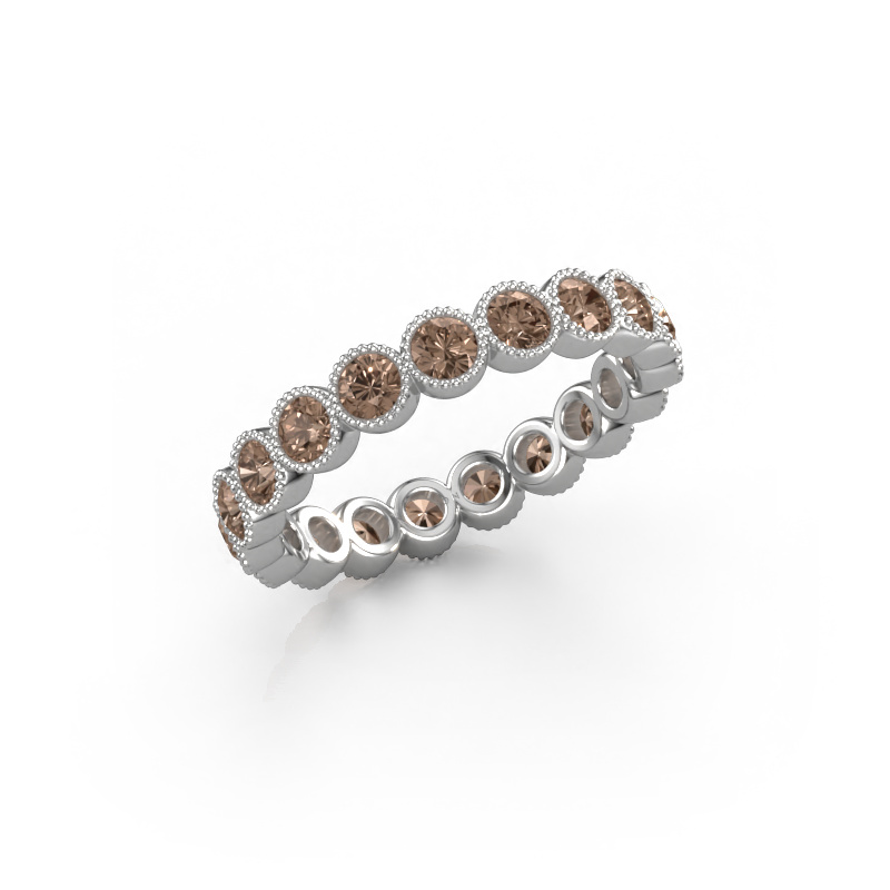 Image of Ring Mariam 0.07 585 white gold Brown diamond 1.52 crt