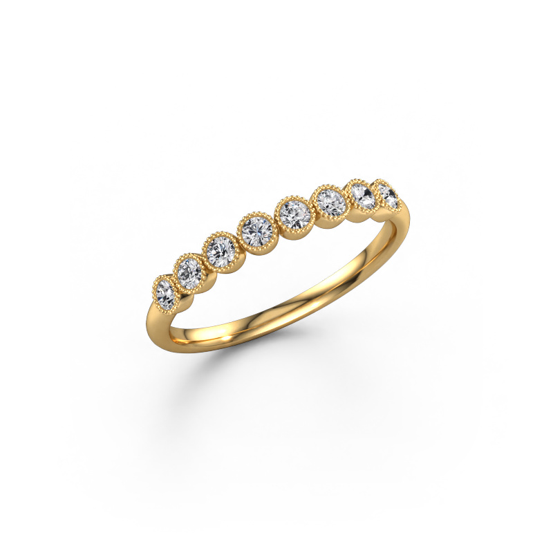 Bild von Ring Mariam half 585 Gold Diamant 0.24 crt