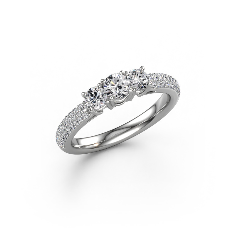 Bild von Verlobungsring Marielle RND 950 Platin Lab-grown Diamant 0.920 crt
