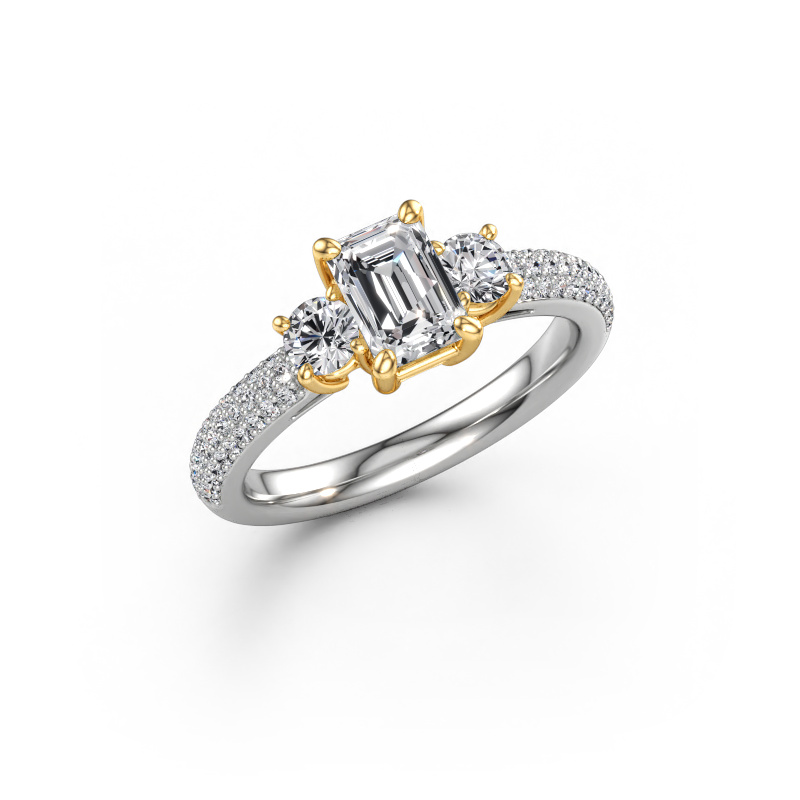 Afbeelding van Verlovingsring Marielle EME 585 witgoud Lab-grown diamant 1.57 crt