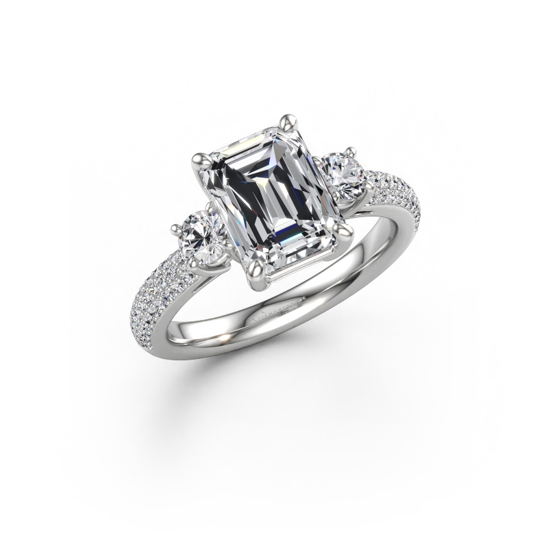 Immagine di Anello di fidanzamento Marielle EME 585 oro bianco Diamante 3.17 crt