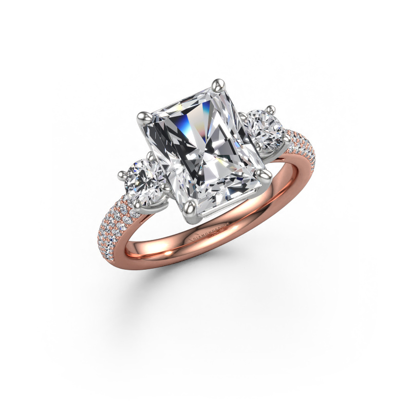 Bild von Verlobungsring Marielle RAD 585 Roségold Lab-grown Diamant 4.28 crt