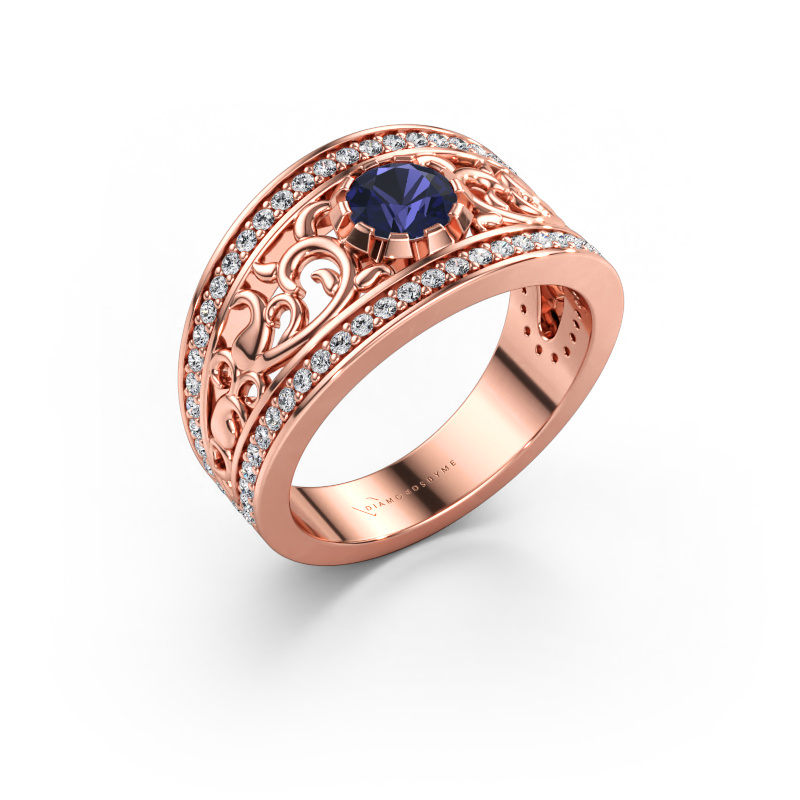 Bild av Ring Marilee 585 roséguld Safir 5 mm