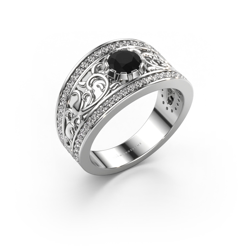 Image of Ring Marilee 950 platinum Black diamond 1.056 crt