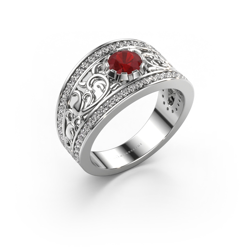 Image of Ring Marilee 950 platinum Ruby 5 mm