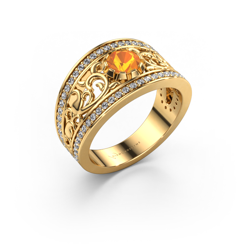 Bild von Ring Marilee 585 Gold Citrin 5 mm