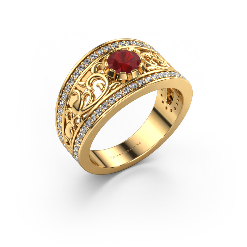 Image of Ring Marilee 585 gold Ruby 5 mm