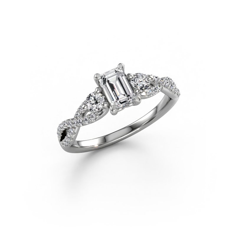Bild von Verlobungsring Marilou EME 950 Platin Lab-grown Diamant 1.060 crt