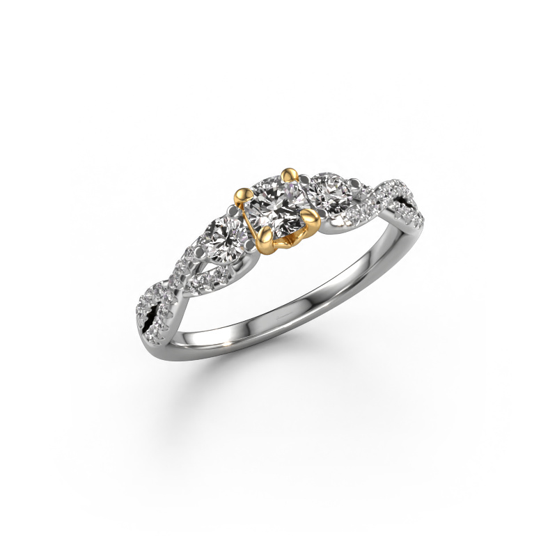 Bild von Verlobungsring Marilou CUS 585 Weißgold Diamant 0.69 crt