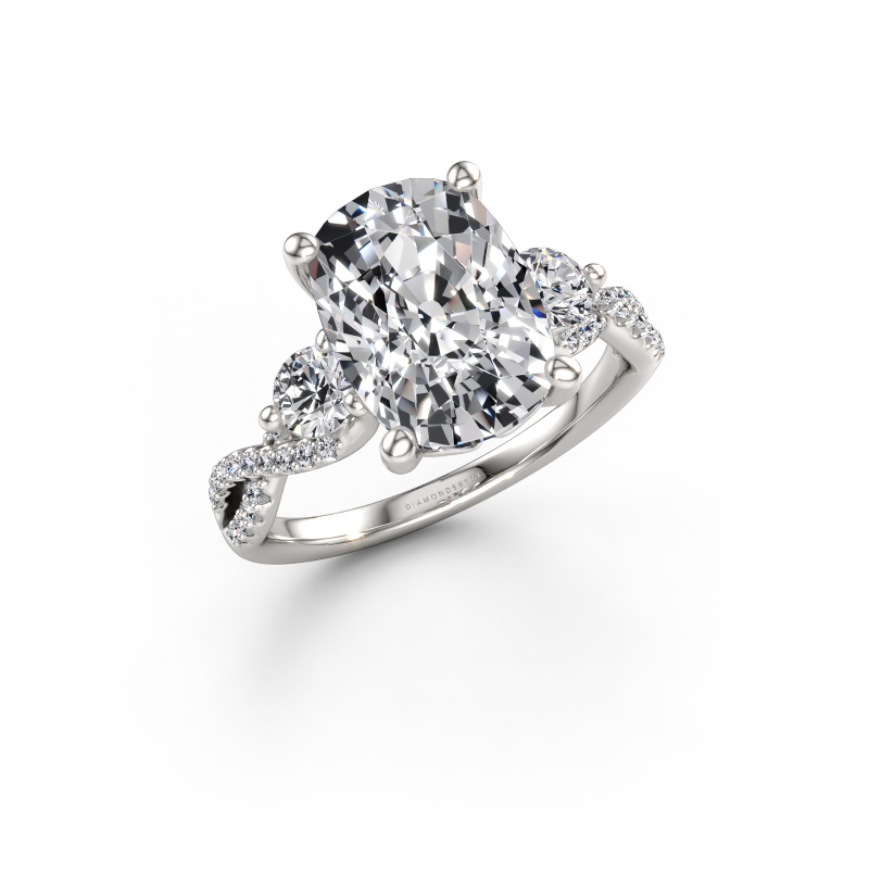Immagine di Anello di fidanzamento Marilou CSH 585 oro bianco Diamante lab grown 5.56 crt