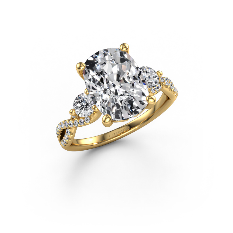 Image of Engagement ring Marilou CSH 585 gold Lab grown diamond 5.56 crt