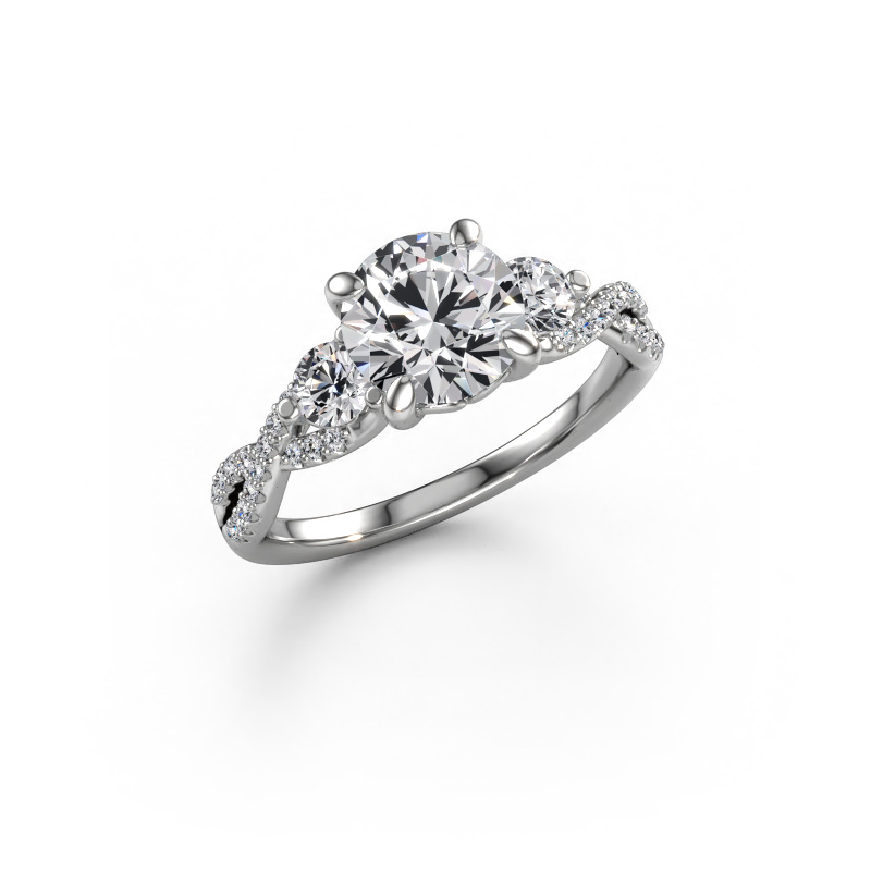 Bild von Verlobungsring Marilou RND 950 Platin Lab-grown Diamant 2.02 crt