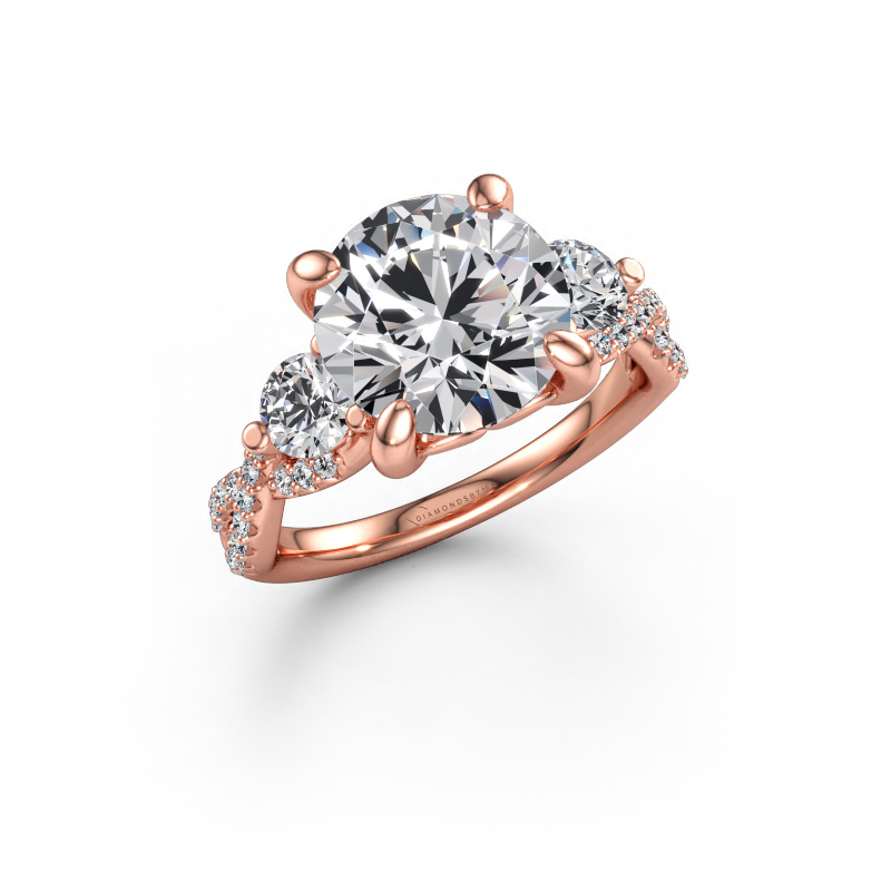 Bild av Förlovningsring Marilou RND 585 roséguld Diamant 4.84 crt