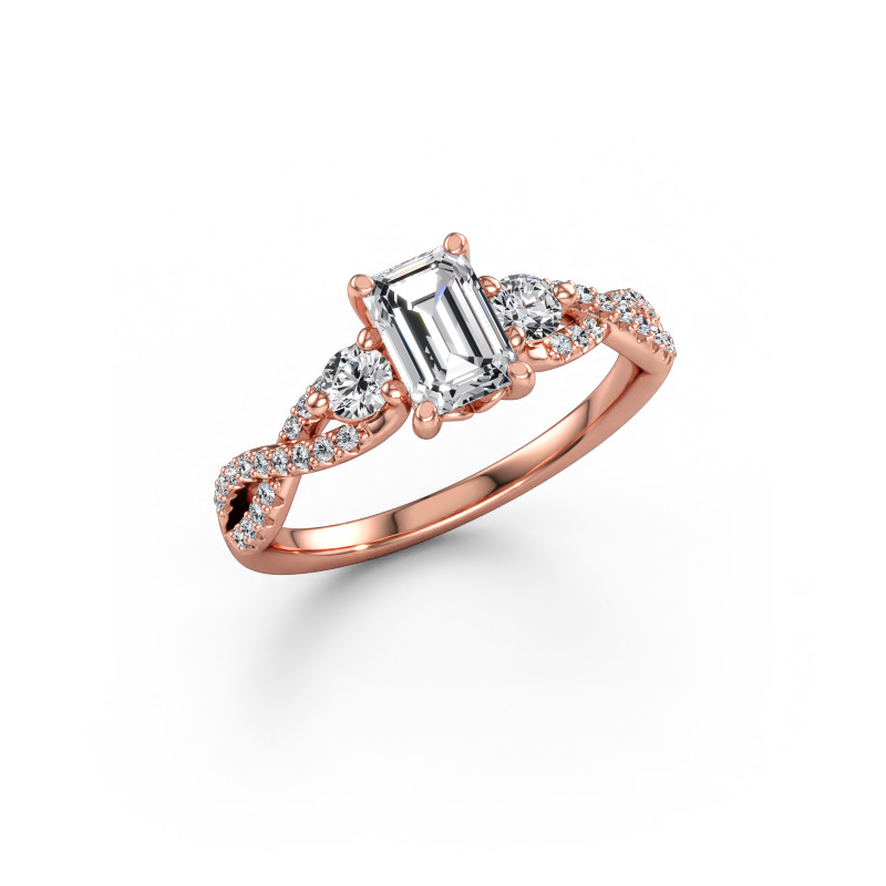 Bild av Förlovningsring Marilou EME 585 roséguld Diamant 1.26 crt