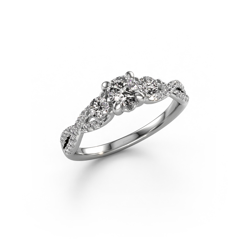 Image of Engagement ring Marilou CUS 950 platinum Diamond 0.86 crt