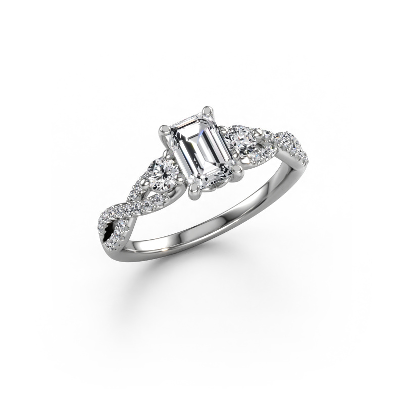 Image of Engagement ring Marilou EME 950 platinum Diamond 1.26 crt
