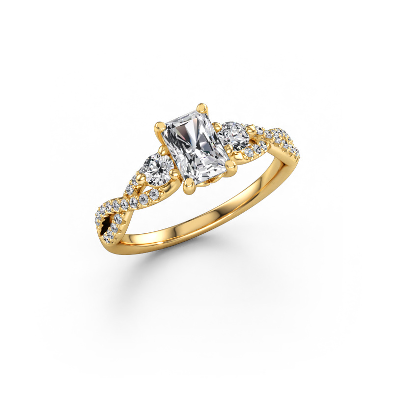 Immagine di Anello di fidanzamento Marilou RAD 585 oro Diamante 1.110 crt