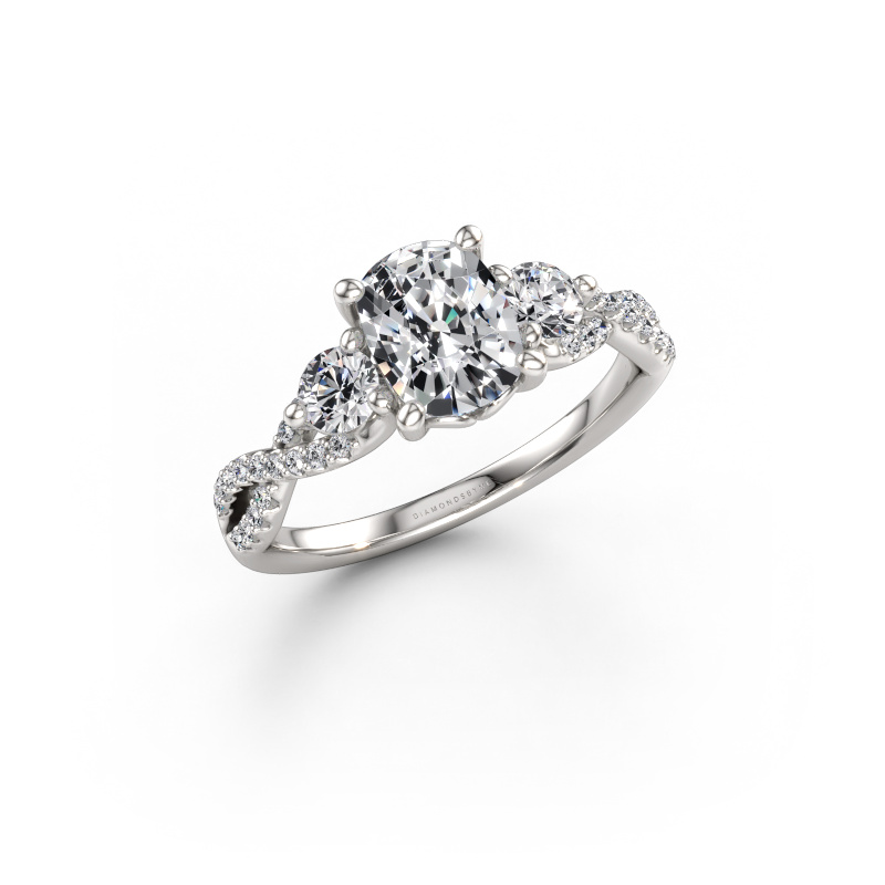 Immagine di Anello di fidanzamento Marilou CSH 950 platino Diamante lab grown 2.02 crt
