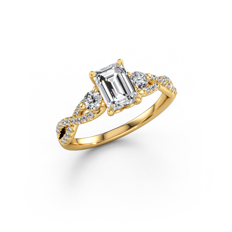 Immagine di Anello di fidanzamento Marilou EME 585 oro Diamante lab grown 1.510 crt
