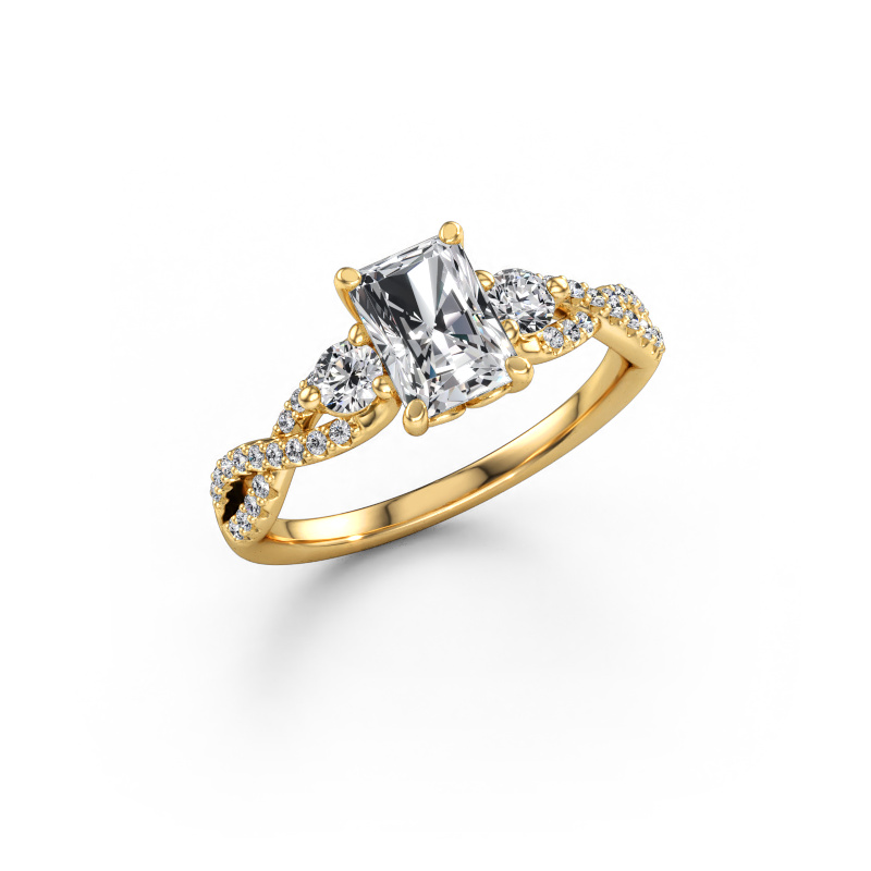 Immagine di Anello di fidanzamento Marilou RAD 585 oro Diamante 1.360 crt