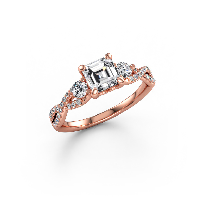 Bild av Förlovningsring Marilou ASC 585 roséguld Diamant 1.360 crt