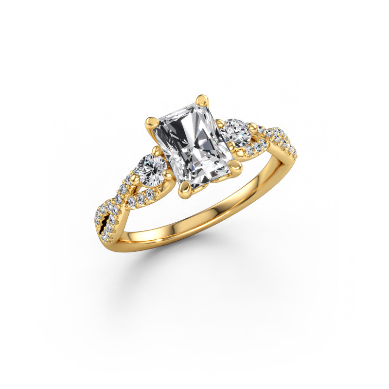 Immagine di Anello di fidanzamento Marilou RAD 585 oro Diamante lab grown 1.860 crt