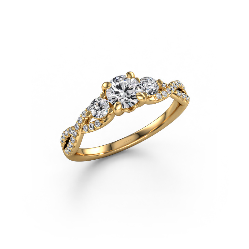 Image of Engagement ring Marilou RND 585 gold Diamond 0.86 crt