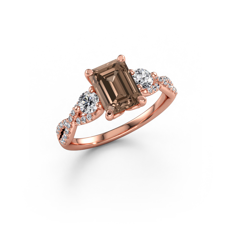 Image of Engagement ring Marilou EME 585 rose gold Brown diamond 2.27 crt