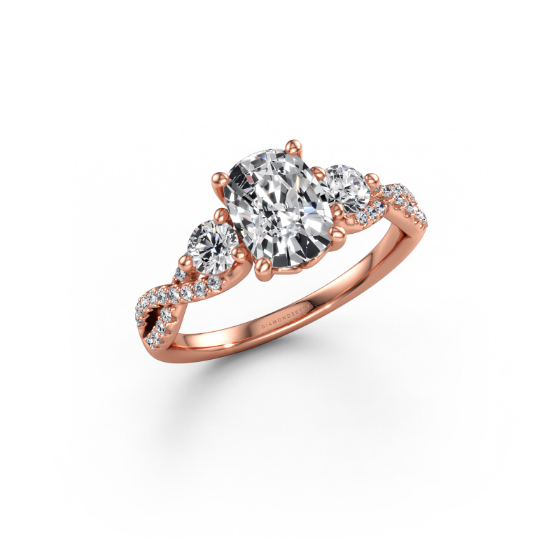 Immagine di Anello di fidanzamento Marilou CSH 585 oro rosa Diamante 3.02 crt