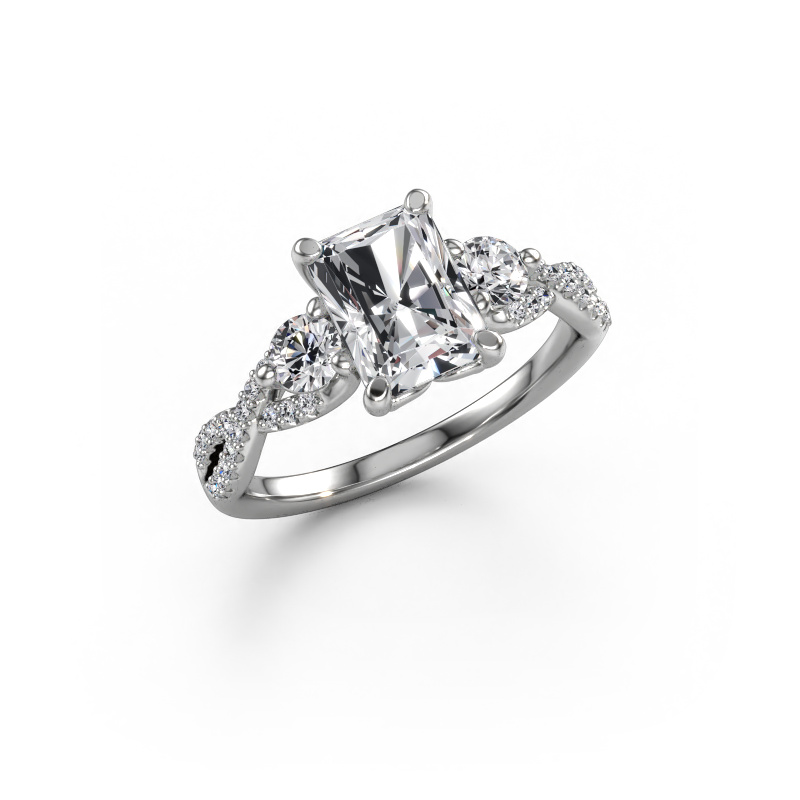 Bild von Verlobungsring Marilou RAD 585 Weißgold Diamant 2.27 crt