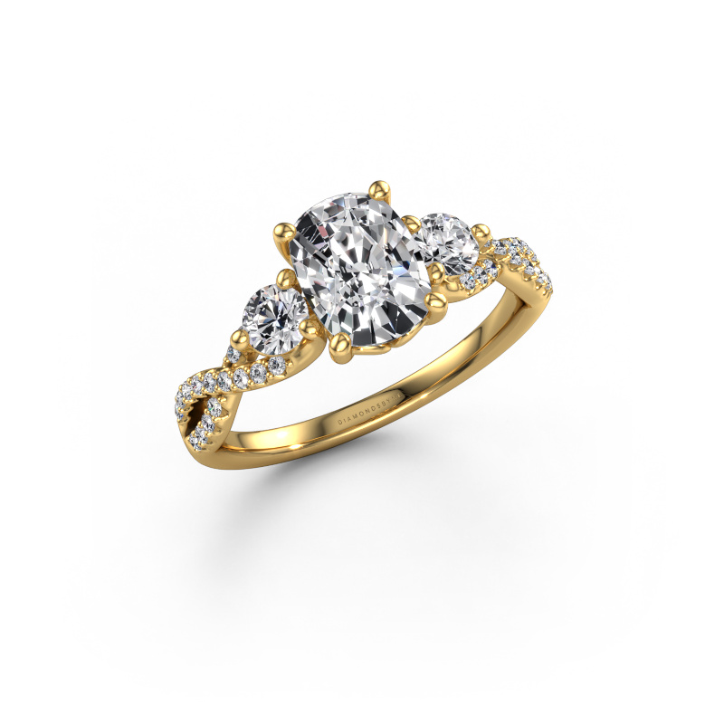 Image of Engagement ring Marilou CSH 585 gold Lab grown diamond 3.02 crt