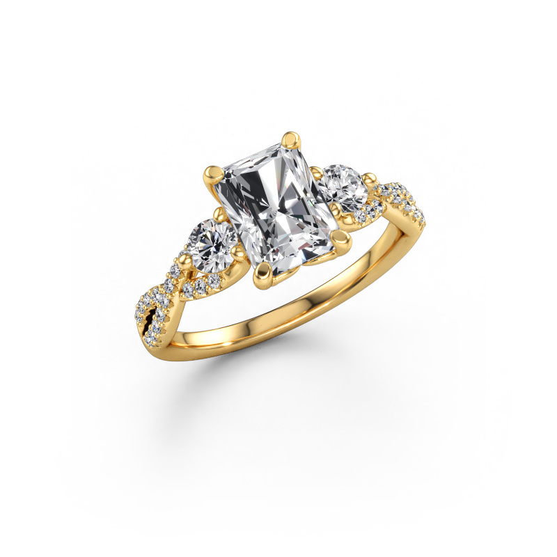 Immagine di Anello di fidanzamento Marilou RAD 585 oro Diamante 2.27 crt