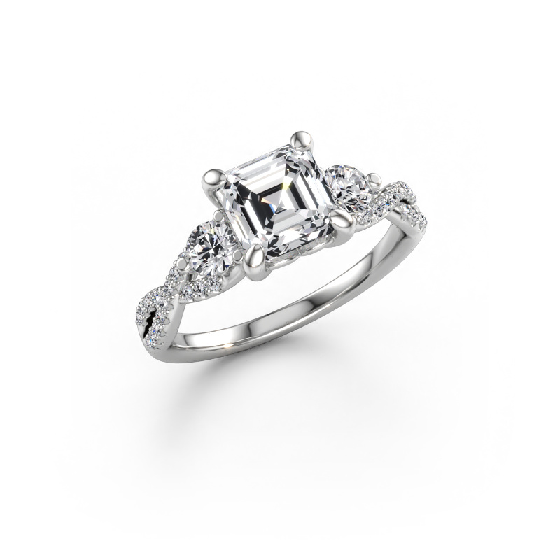 Immagine di Anello di fidanzamento Marilou ASC 585 oro bianco Diamante 2.02 crt