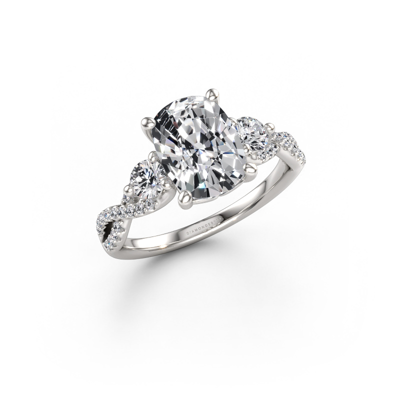 Immagine di Anello di fidanzamento Marilou CSH 950 platino Diamante 3.52 crt
