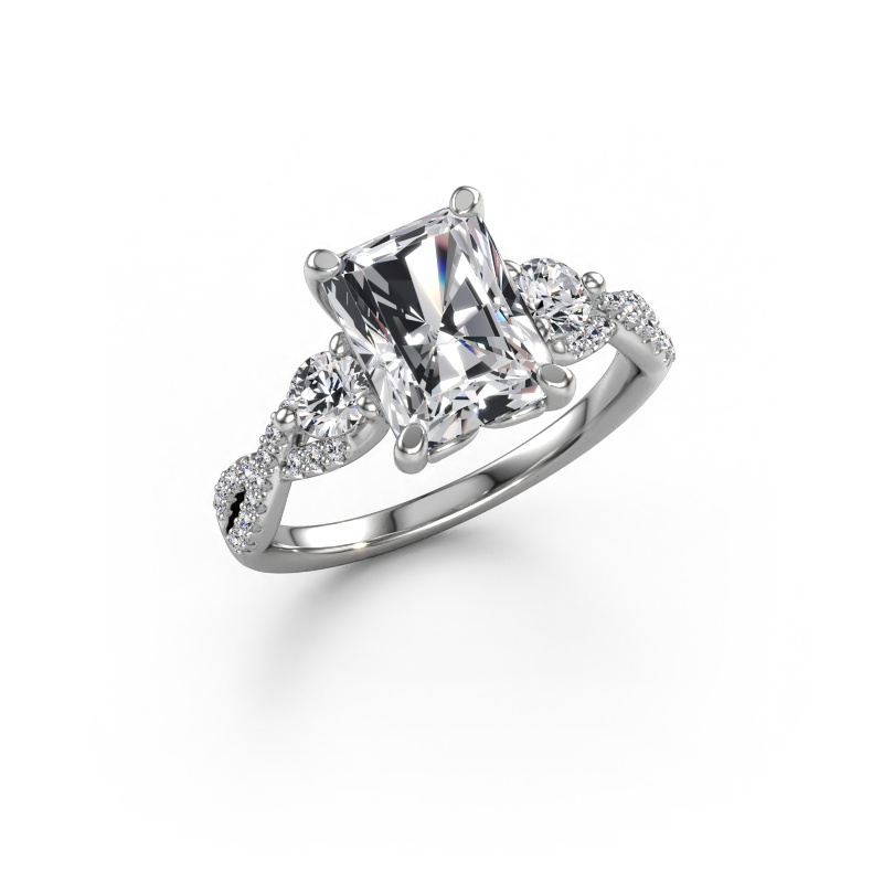Bild von Verlobungsring Marilou RAD 585 Weißgold Diamant 3.02 crt