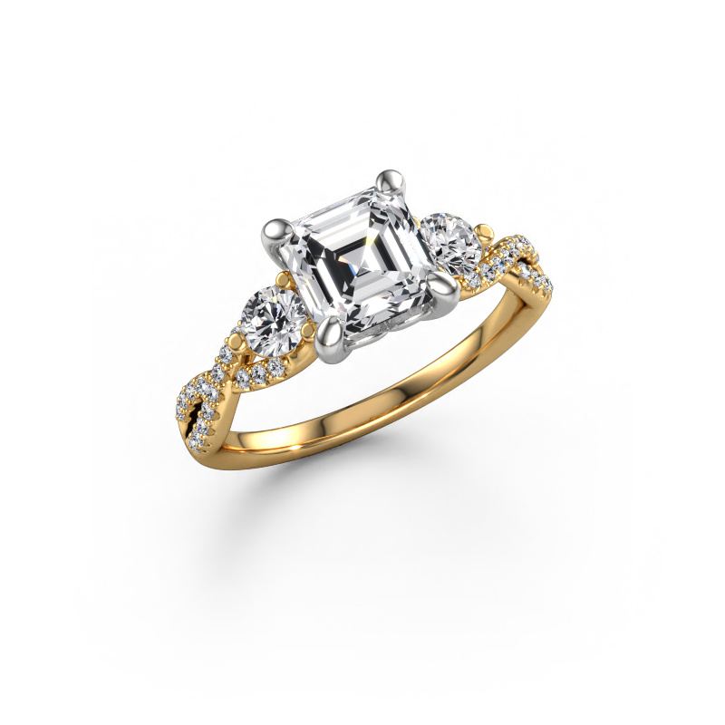 Image of Engagement ring Marilou ASC 585 gold Diamond 2.02 crt