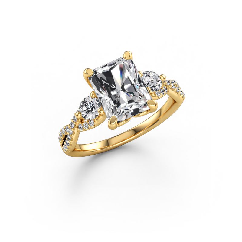 Immagine di Anello di fidanzamento Marilou RAD 585 oro Diamante lab grown 3.02 crt