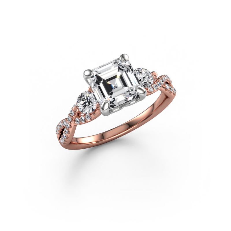 Bild von Verlobungsring Marilou ASC 585 Roségold Diamant 2.52 crt