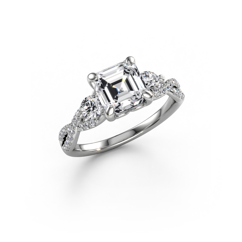 Image de Bague de fiançailles Marilou ASC 950 platine Diamant 2.52 crt