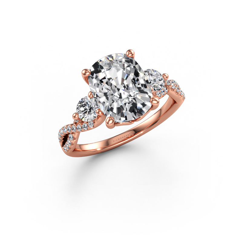 Bild av Förlovningsring Marilou CSH 585 roséguld Labbodlad diamant 4.56 crt