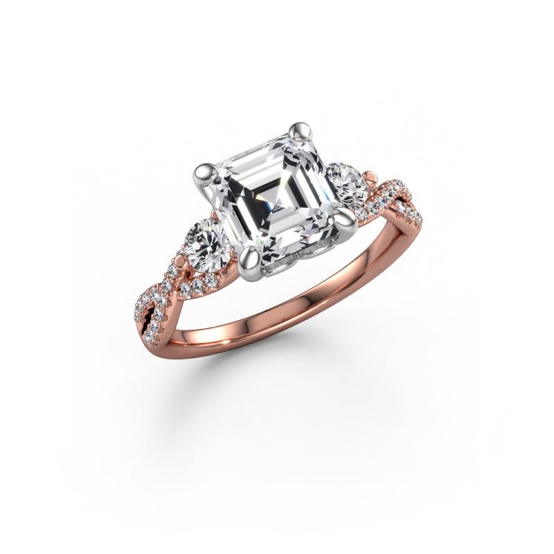 Bild von Verlobungsring Marilou ASC 585 Roségold Diamant 3.02 crt