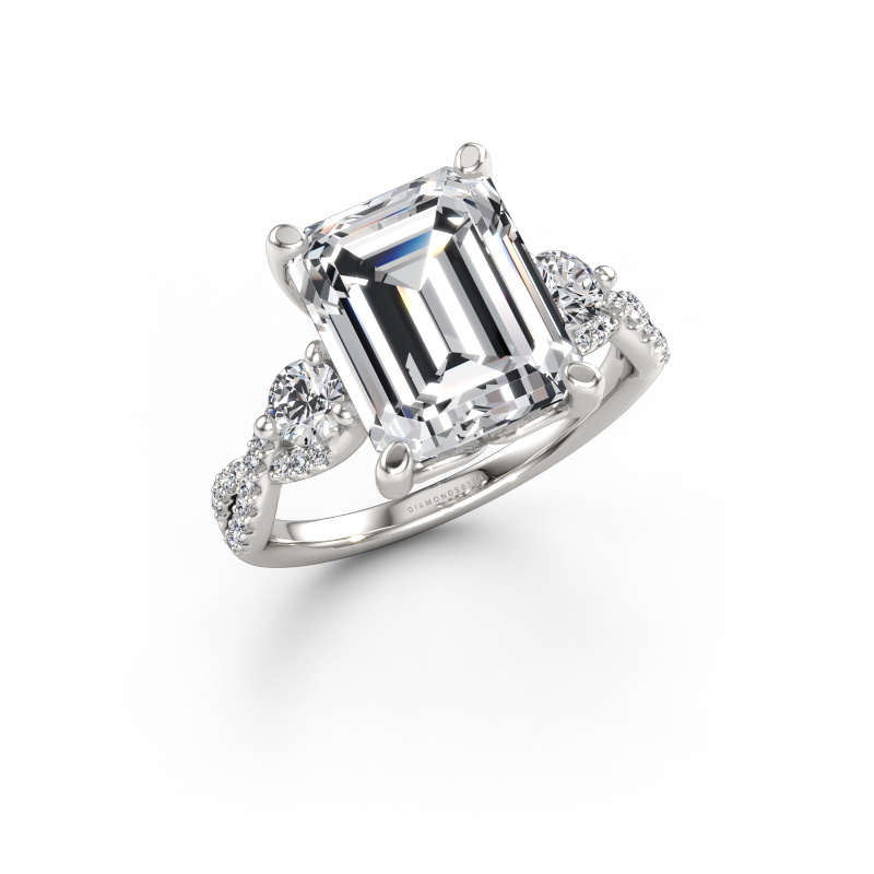 Bild av Förlovningsring Marilou EME 585 vitt guld Labbodlad diamant 5.73 crt