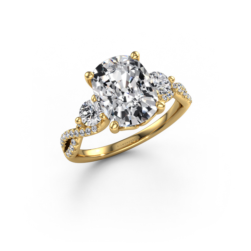 Image of Engagement ring Marilou CSH 585 gold Lab grown diamond 4.56 crt