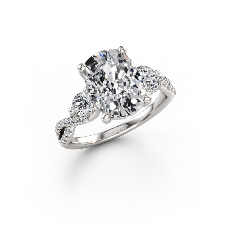 Immagine di Anello di fidanzamento Marilou CSH 585 oro bianco Diamante lab grown 5.06 crt