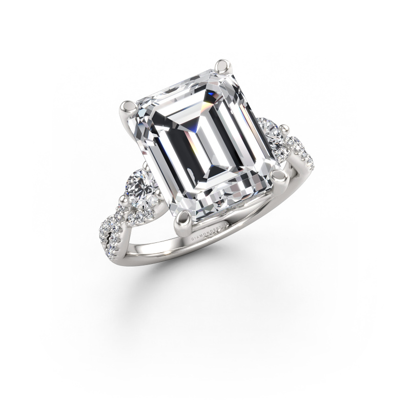 Immagine di Anello di fidanzamento Marilou EME 585 oro bianco Diamante lab grown 6.52 crt